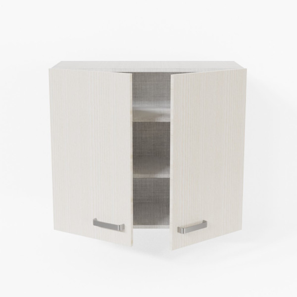 Meuble haut de cuisine - 80 cm - Pin Blanc