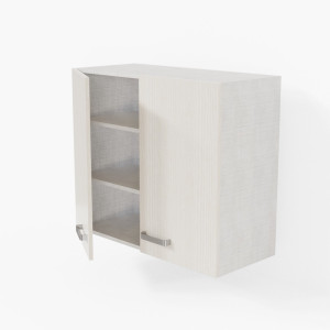 Meuble haut de cuisine - 80 cm - Pin Blanc