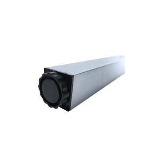 Pied de meuble coloris pvc - Hauteur 33 cm