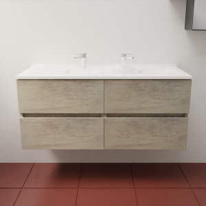 Caisson ROSINOX 120 cm avec plan vasque - Chêne