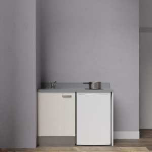 Kitchenette K08 - 120 cm avec emplacement frigo top