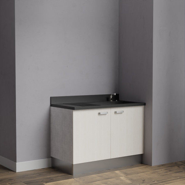 Kitchenette K09 - 120 cm avec rangements