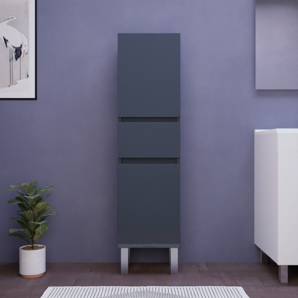 Armoire de salle de bain UNIVERS - Gris anthracite