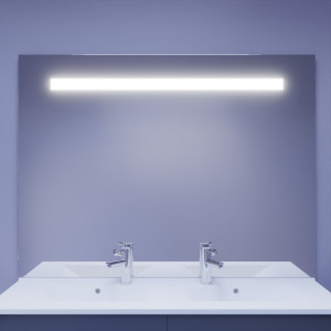 Miroir ELEGANCE 140x105 cm - éclairage intégré à LED etSANS interrupteur sensitif