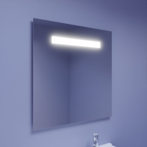 Miroir ELEGANCE 80x80 cm - éclairage intégré à LED et SANS interrupteur sensitif