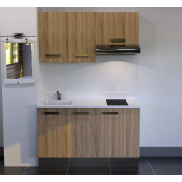 Kitchenette complètes 140 cm, plusieurs compositions disponibles 
